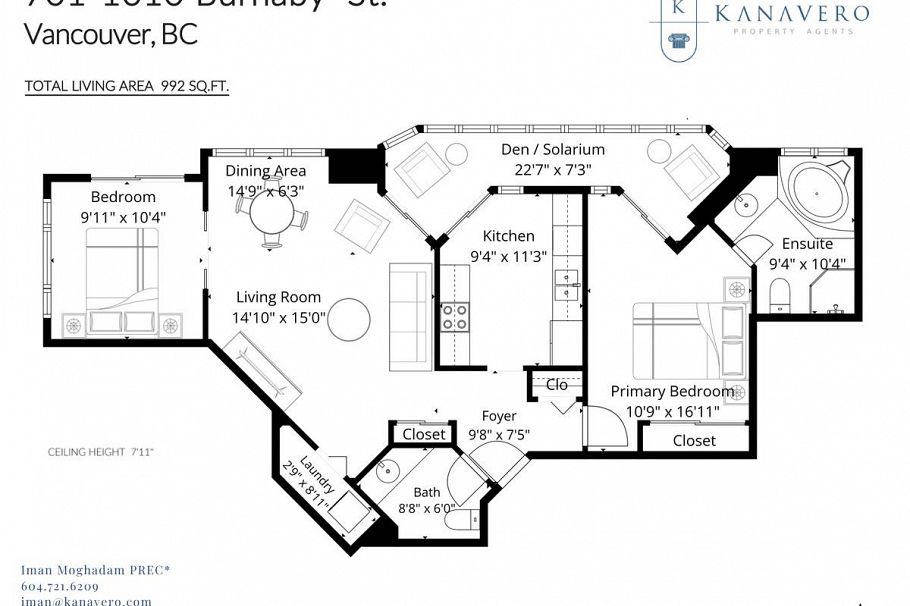 701 1010 Burnaby Street Vancouver, BC - 39