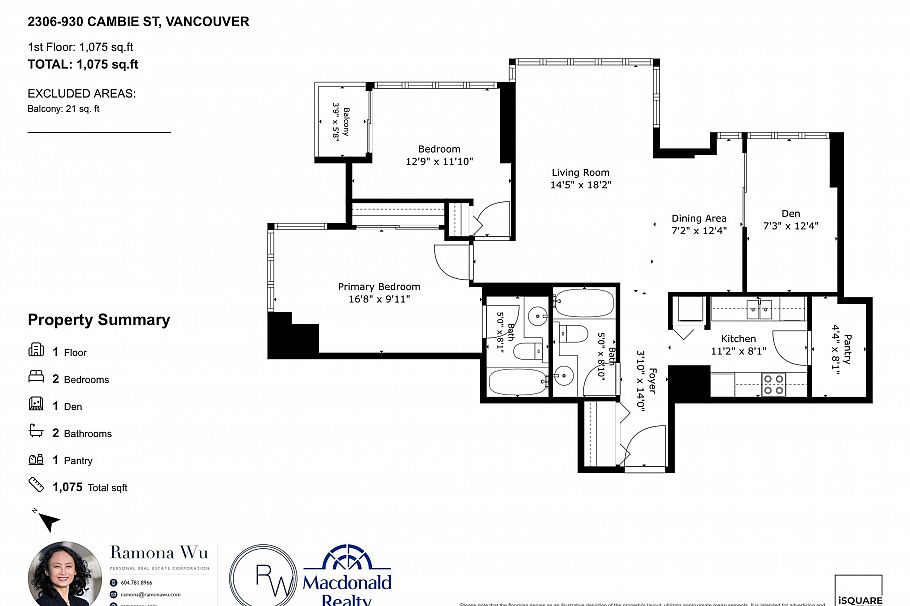 2306 930 Cambie Street Vancouver, BC - 24