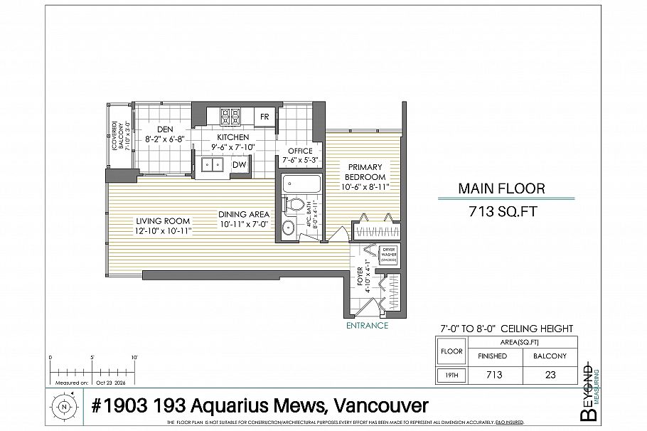 1903 193 Aquarius Mews Vancouver, BC - 28